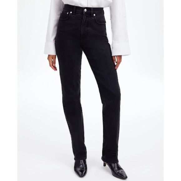 Madewell The '90s Straight Jean WMNS 25 Belmere Wash High Waist Comfort Stretch - Picture 1 of 8